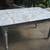 Vintage Farmhouse Bakers Table-w/ Carrara Marble Top 2 thumbnail