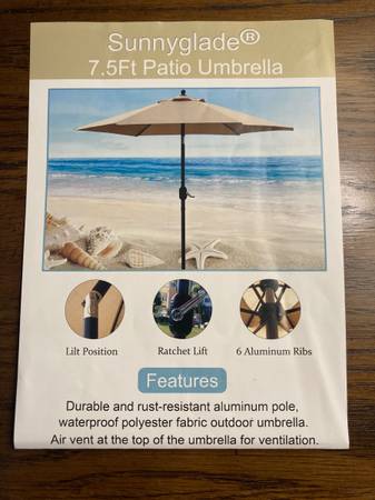 Umbrella base & Umbrella 1