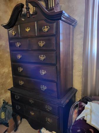 Antique Queen Anne Highboy 1