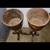 Vintage Wood Plant Stand Pot Pair Set Of 2 16 thumbnail
