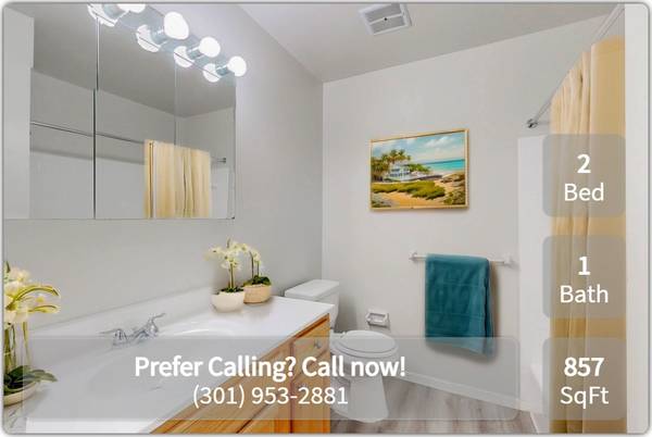 $1,770 / 2br - 857ft2 - Claim your spot! 2 Bed / 1 Bath available! (Laurel)63895920580099121