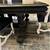 Large black dining room table and set of 8 chairs 4 thumbnail