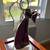 Stained Glass Purple Special Moments Angel Figurine holding 2 roses 8” tall 9 thumbnail
