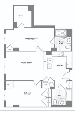 $3,095 / 2br - 1089ft2 - Modern DC Apartments with Secure Access and Package Receiving (Gallery Place/Chinatown)63822079755139124