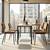 Homy Casa · Pomona Dining Chairs Set of 4 · Fabric Suede Brown 2 thumbnail