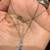 Brand New 14K White Gold Necklace with Natural Blue Topaz Stones 13 thumbnail