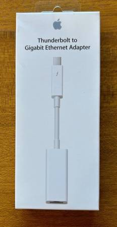 Apple Adapter Gigabit Ethernet - Thunderbolt to Gigabit 1