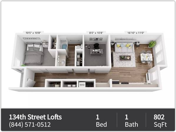 $1,695 / 1br - 802ft2 - Call Today About 1-Month Free Rent with Move In! (Vancouver - Salmon Creek,)63895015091715120