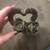 Forged Rose's on a horse shoe art 3 thumbnail