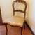 Vintage 1950s solid wood carved chair 1 thumbnail