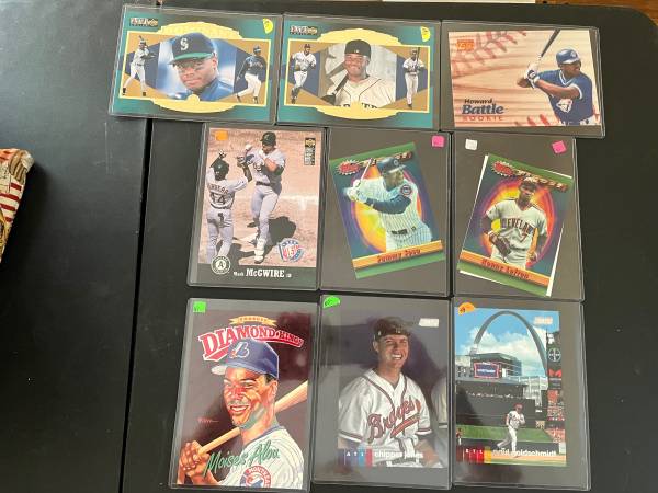 Griffey, McGwire, Jones, etc Box Topper/jumbo Baseball Cards UP, Topps 1