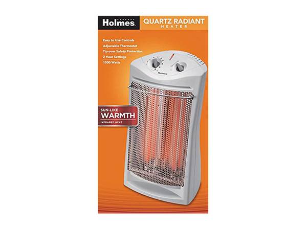 Holmes Electric Quartz Radiant Heater, Adjustable Thermostat 1