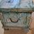 Blue Green Bohemian Side Coffee Table Hand Carved Reclaimed Wood Chest 4 thumbnail