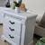 White Wood Nightstand / Dresser – 3 Drawers – 30x30 1 thumbnail