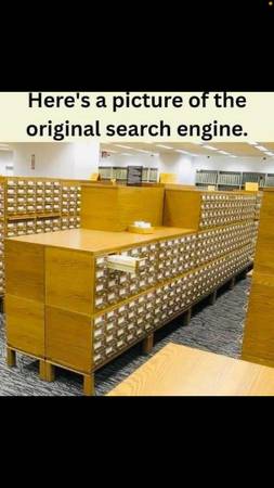 Index Card Catalog Cabinet 1