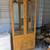 Beautiful mcm Bird's eye maple lighted curio cabinet 1 thumbnail