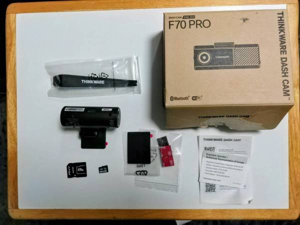 Thinkware F70 Pro Dash Cam + 32GB High-Endurance SD Card 1