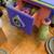 Whimsical Postmodern Hand-Painted End Table 22” Square "Storybook" Style 3 thumbnail