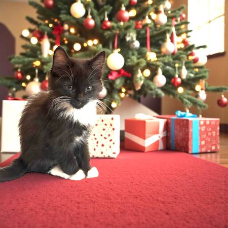 Christmas Kittens 1