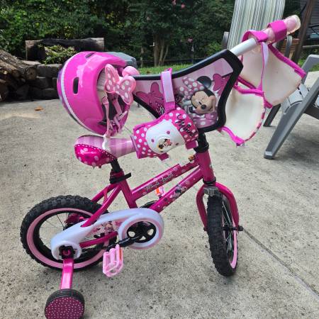 Bicicleta de entrenamiento para niñas con diseño de ratón mini - $55 (Johnson city)63437061808899121