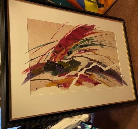 *REDUCED* LARGE PROFESSIONALLY FRAMED 27”x 37” PICTURE 1