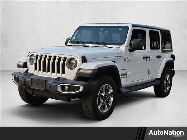 2018 Jeep Wrangler Unlimited Sahara 4x4 4WD SUV AUTONATION 1