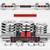 Adjustable dummbells Chrome galvanized 90 lb 2 thumbnail
