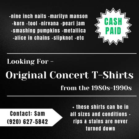 Wanted - Original Concert Tees 1