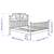 Ikea full size bedframe 3 thumbnail