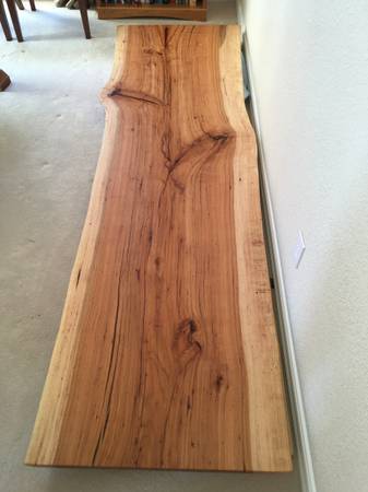 Live Edge Pecan Slab 1