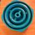 Slow Feeder Dog Bowl by Outward Hound, Blue, 8" Diameter Maze 3 thumbnail