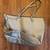 Silver tote 20x14 inch LIKE NEW with wallet 1 thumbnail