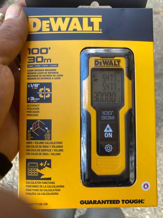 DEWALT Laser Distance Measurer 100ft/30m 1
