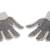Cotton/Poly White String Knit Gloves, PVC Anti-slip Dots 4dz 5 thumbnail