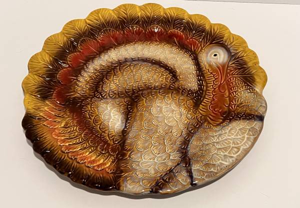 Better Homes Thanksgiving Turkey Platter Heritage Collection 13.25” 1
