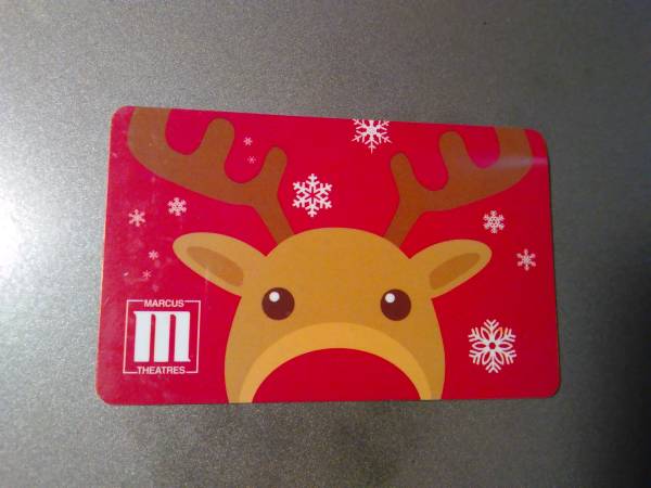 Marcus Theatres $20 gift card 1