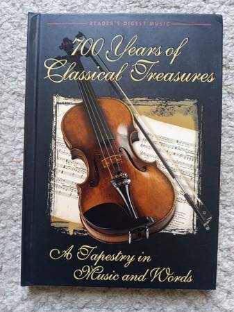 700 Years Of Classical Treasures Book & 8 CD Set Reader's Digest Music 1