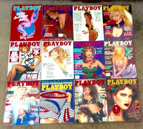 Playboy Magazines...1986 1