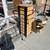 Baker’s Rack, round rack to display garments, white wire wall, racks, standing 1 thumbnail