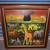 Vintage African Folk Art Painting on Canvas of Animals 13 thumbnail