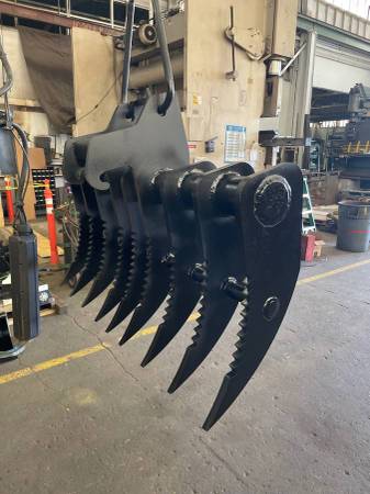Excavator Brush Rake 1