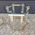 Pair of Charles Hollis Jones Style Brass & Lucite Octagonal End Tables 13 thumbnail