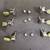 3+3 3R3L Vintage Electric Guitar Tuning Machines Green Jade Buttons 2 thumbnail