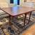 Antique Cherry Drop Leaf Wood Console/Dining Table 3 thumbnail