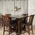 High Dining Table With Lazy Susan & Display Base 4 Chairs / Comedor 10 thumbnail