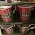 NIB Red tartan dishes 9 thumbnail