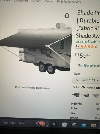 Camper Shade Awning Canopy 1