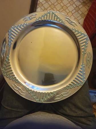 Vintage 1973 Wilton Pewter Plate 1