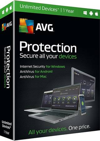 AVG Protection Unlimited Devices - 1 OR 2 Year - BRAND NEW 1