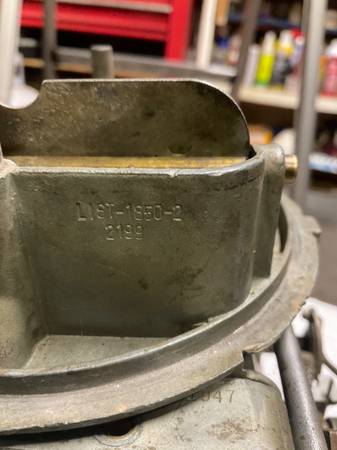 Holley Carb. 1850.2  600 cfm 1